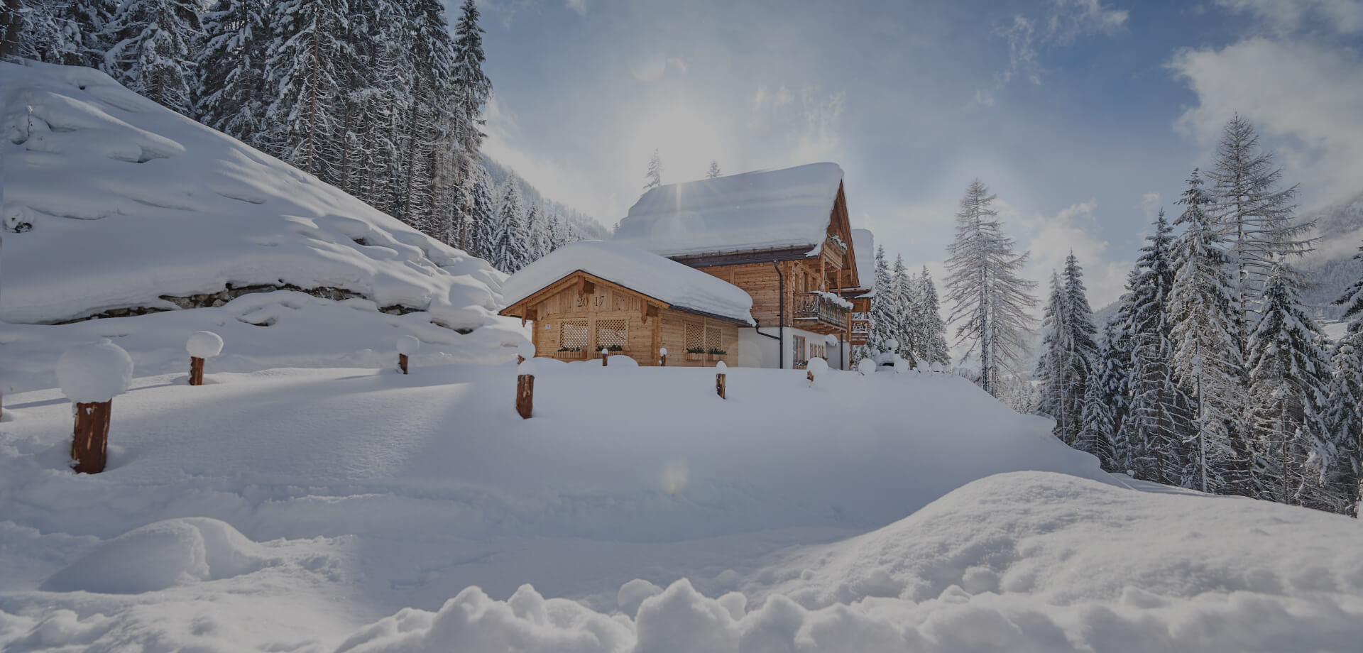 Das Chalet im Winter in St. Martin am Tennengebirge