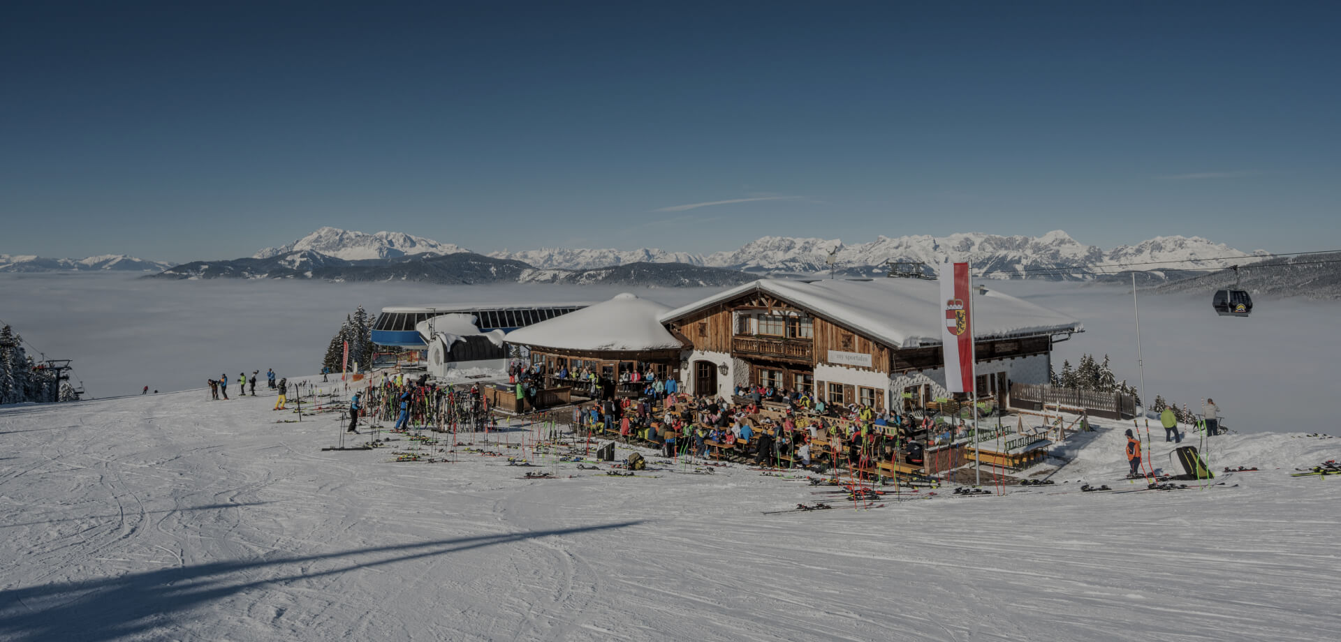 Die Skihütte My Sportalm im Skigebiet Radstadt-Altenmarkt in Ski amadé